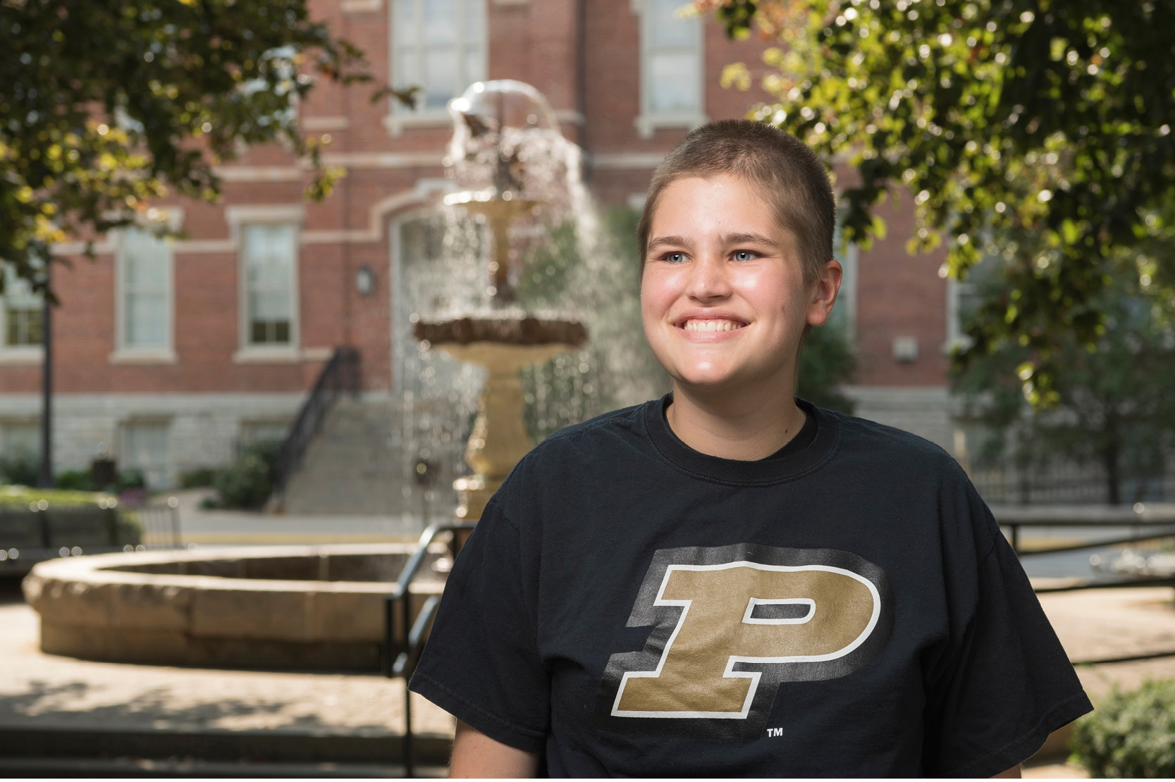 Audrey Williamson on campus