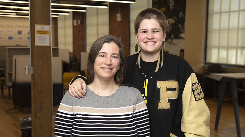 Casady Williamson and daughter Audrey at PPHS