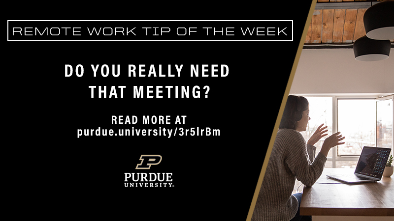 Remote work tip graphic