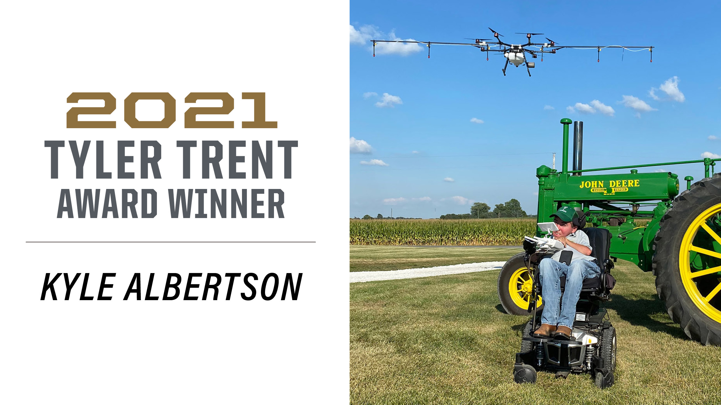 albertson graphic tractor and drone
