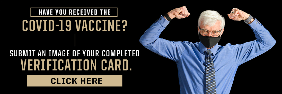 vaccine verification card banner