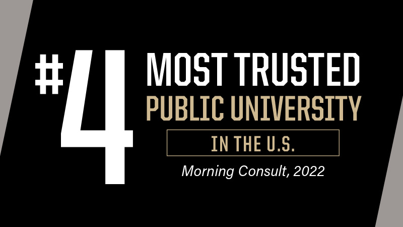 No. 4 most trusted public university in the U.S.