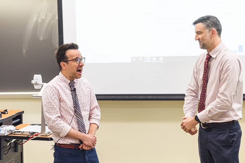 Surprise award presentation