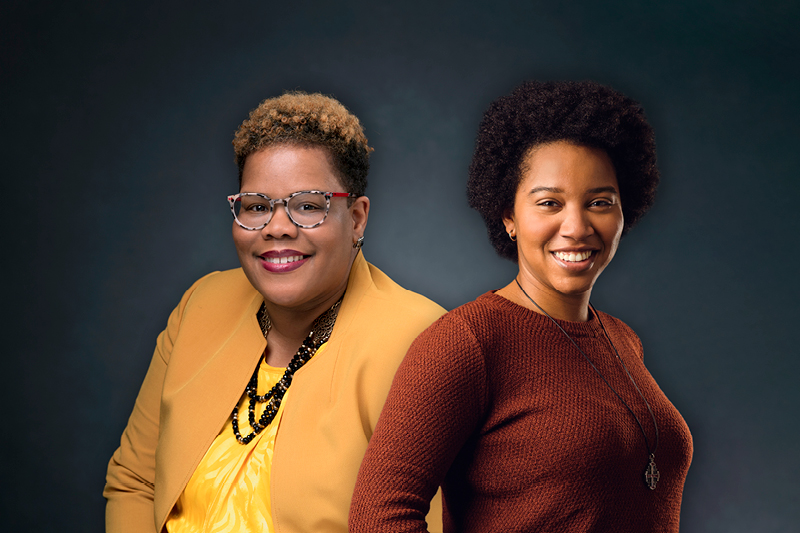 Shanita Starks and Alex Pettigrew