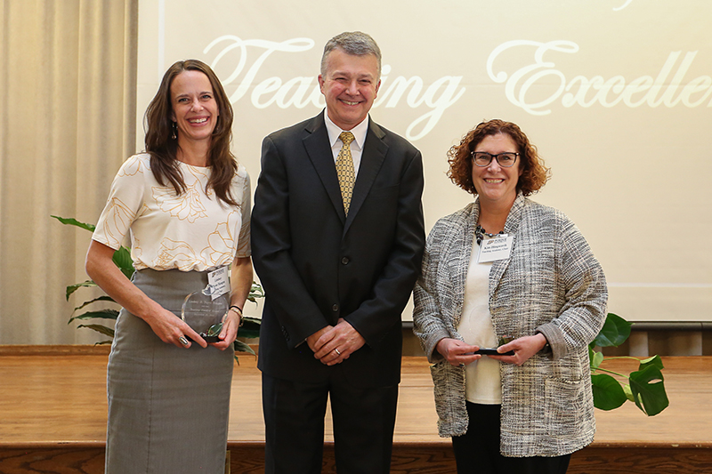 Lindsey Payne, Jay Akridge and Kim Illingworth