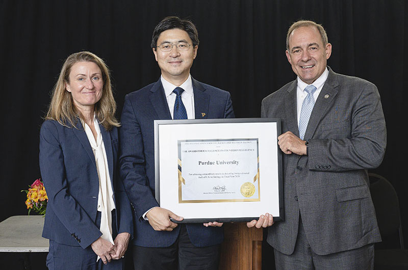 Theresa Mayer, Mung Chiang and William Lietzau