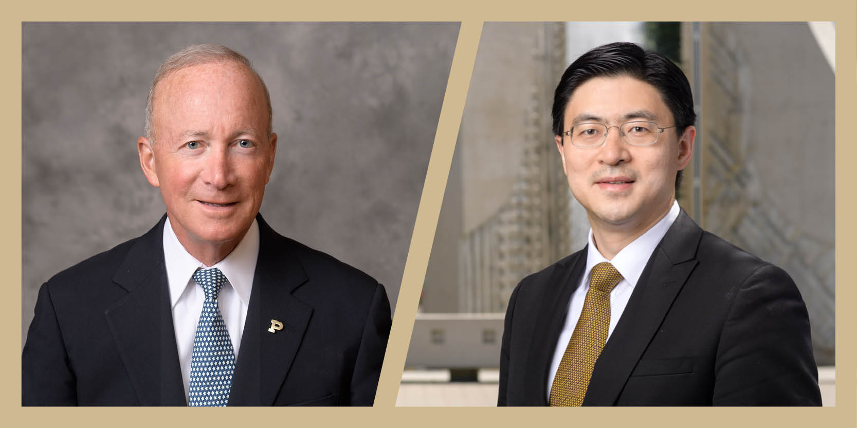 Mitch Daniels and Mung Chiang