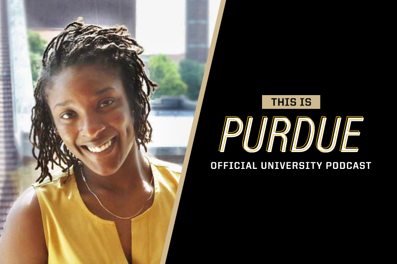 Amber Johnson in podcast graphic