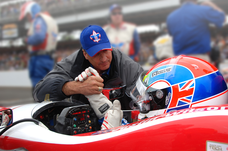 Bill Pappas with car driver