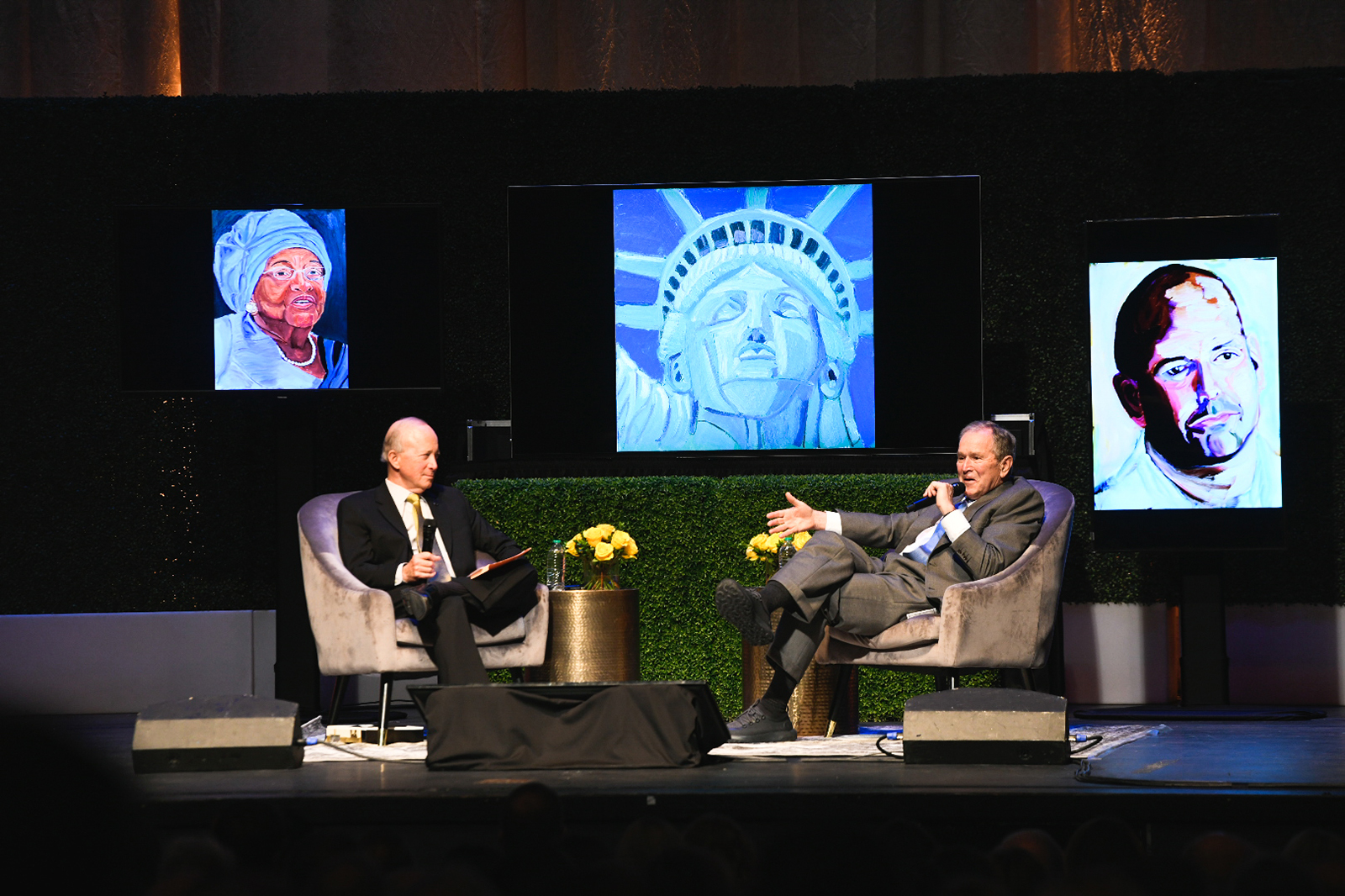 President Daniels and President Bush