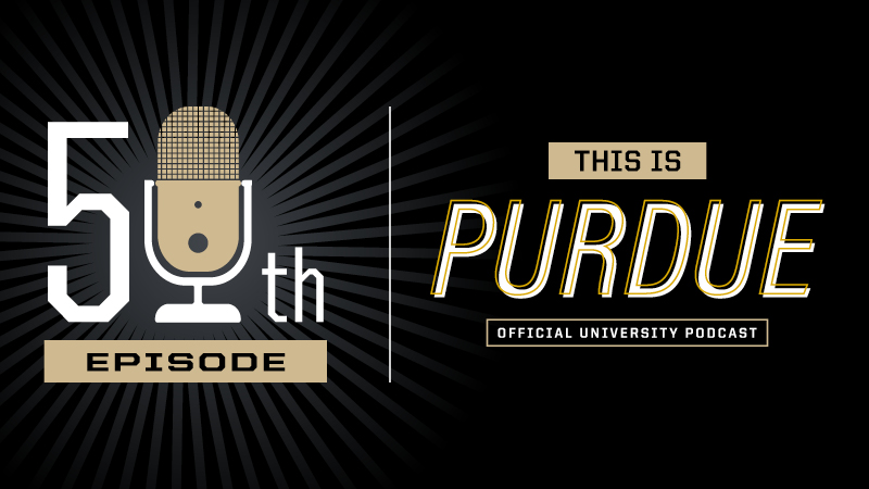 50th episode podcast graphic