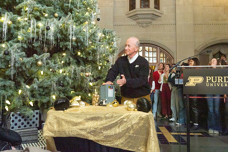 Purdue President Mitch Daniels