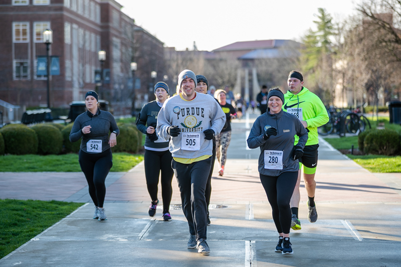 Challenge 5K supports the Purdue Institute for Cancer Research Purdue