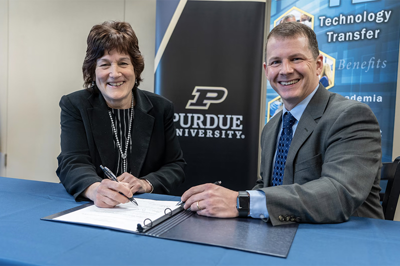 NSWC Crane, Purdue agreement signing