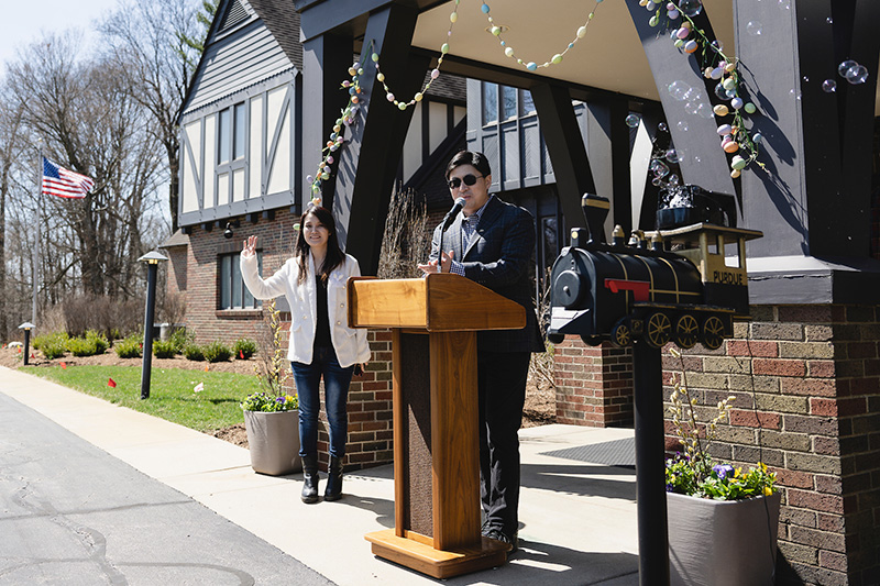 First Lady Dr. Kei Hui and President Chiang