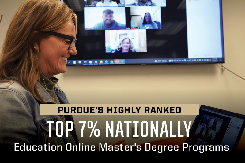 Purdue Education online master's program
