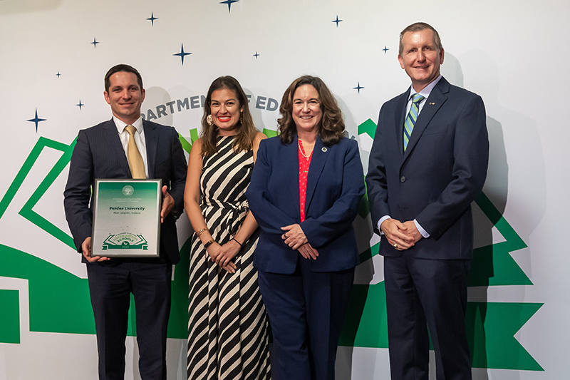 Green Ribbon award presentation