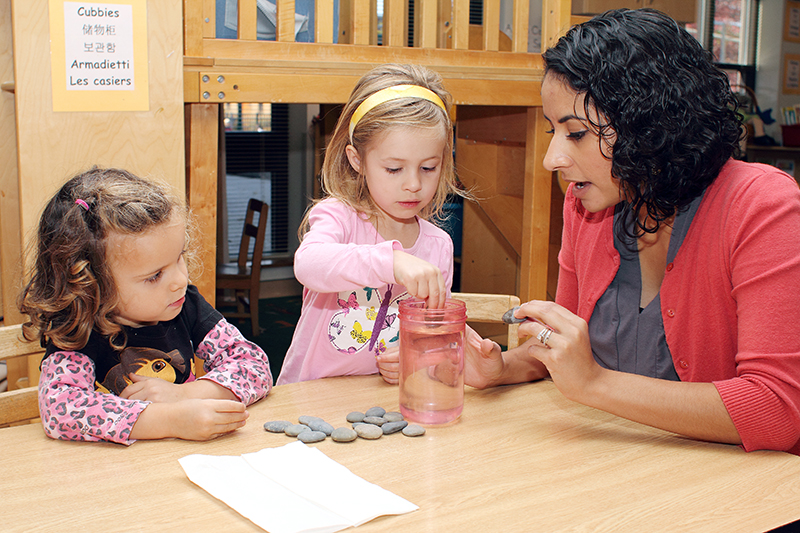 Children learning STEM