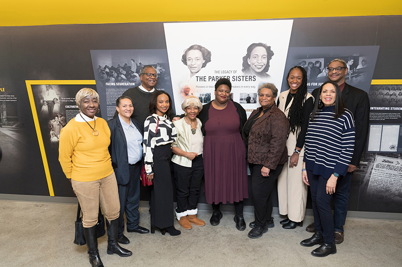 Judy Leek Mead, Lori Goins, Ralph Jefferson, Mahogany Mead, Joan Leek-Goins, Lauren Jefferson, Vernetta Jefferson, Mari Faines, Angela Dodd and Brian Jefferson