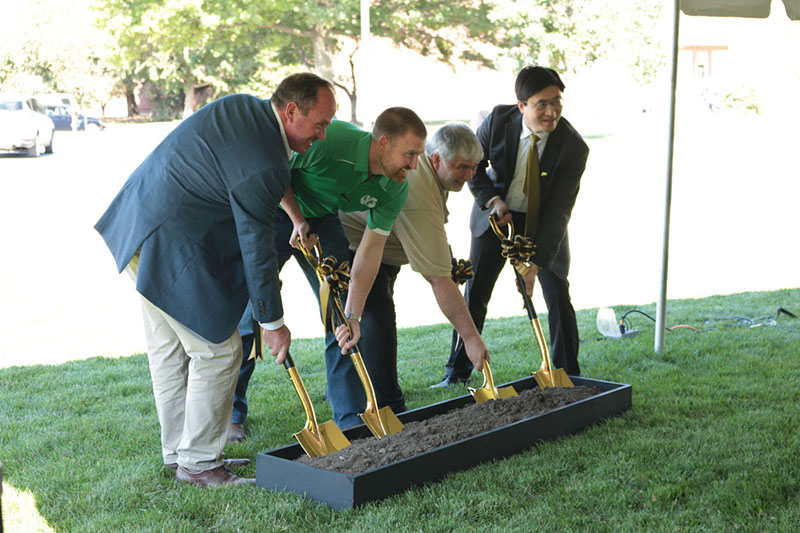 Greenhouse groundbreaking