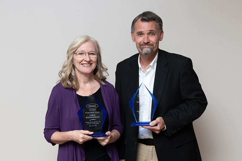 Carol Rosenberger and Norvin Bruns