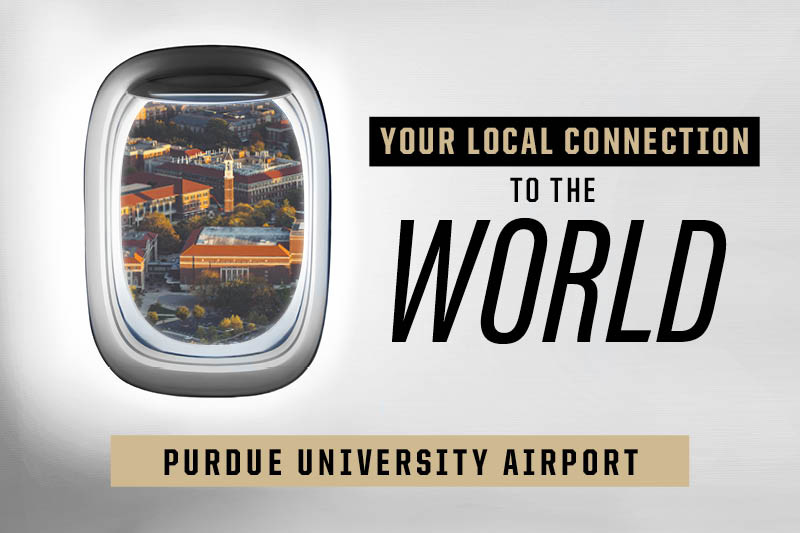 Purdue airport graphic