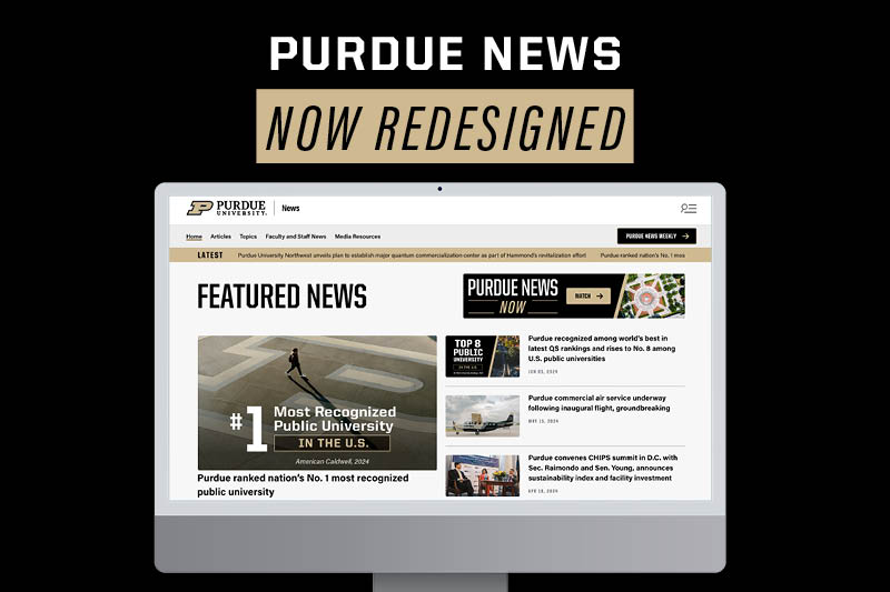 Purdue News website