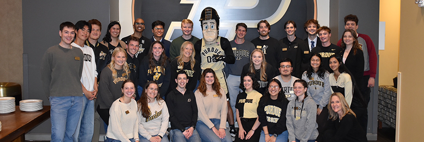 Student Advisory Council with Beth and Purdue Pete