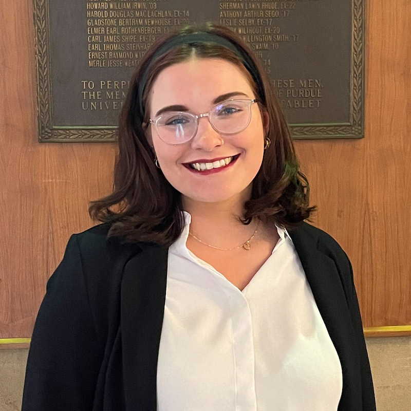 Izzy enjoying her convocations internship in New York.