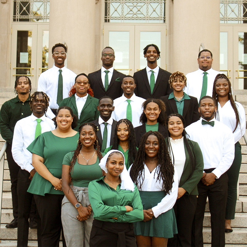Group photo of the NSBE members 