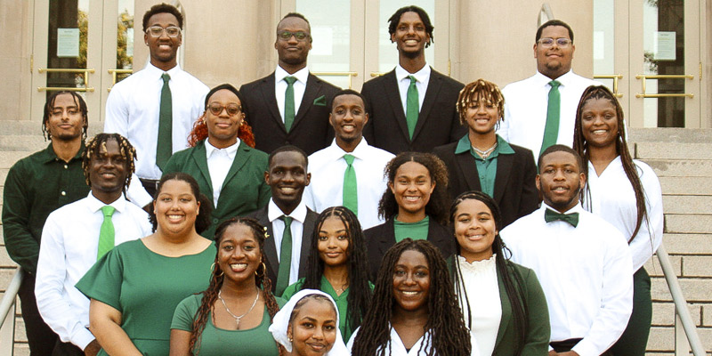 Group photo of the NSBE members 