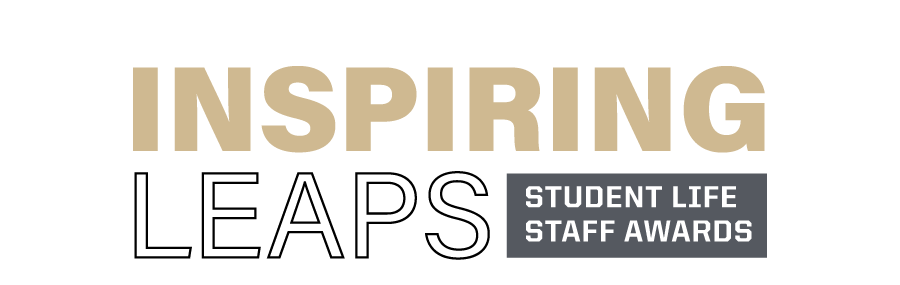 Inspiring Leaps: Student Life Staff Award logo