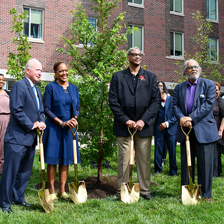 Parker Halls Dedicated as Monument to Courageous Sisters Vice Provost